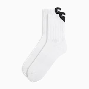 1PK Womens 1/2 Terry Low Cre Women, WHITE / BLACK, extralarge