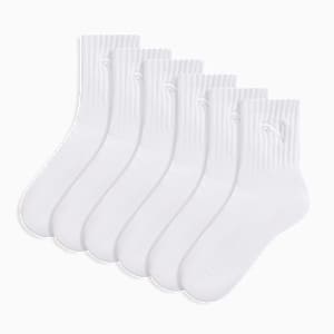 3PK Womens 1/2 Terry Qtr Cre Women, WHITE TRADITIONAL, extralarge