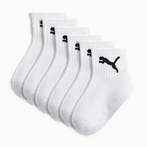 3PK Toddler 1/2 Terry QTR CR Toddlers, WHITE / BLACK, extralarge