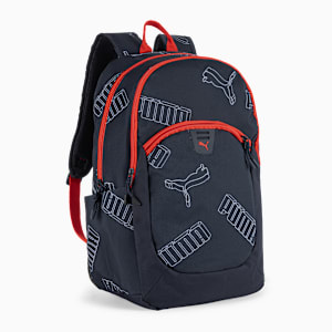 RALLY 300 BACKPACK Youth, NAVY/RED, extralarge