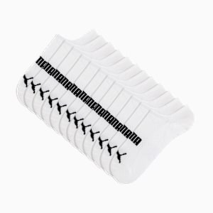 Calcetines 1/2 tejido de toalla Sneaker para hombre (6 pares), WHITE / BLACK, extralarge