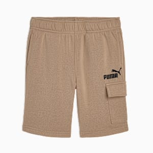 Basic Essentials Big Kids' Fleece Cargo Shorts, ICE COFFEE, extralarge