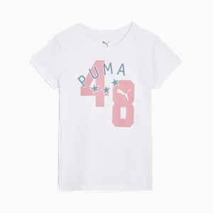 Class Pack Big Kids' Cotton Jersey Tee, PUMA WHITE, extralarge