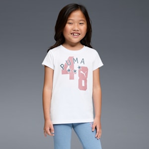 Class Pack Big Kids' Cotton Jersey Tee, PUMA WHITE, extralarge