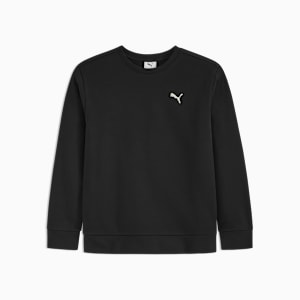 Class Pack Big Kids' Fleece Crewneck Sweatshirt, PUMA BLACK, extralarge
