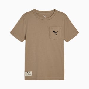 Class Pack Big Kids' Pocket Tee, ICE COFFEE, extralarge