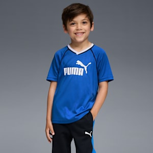 T-shirt en jersey de coton Sport Pack Enfant, MOUNTAIN BLUE, extralarge