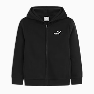 Basic Essentials Big Kids' Hoodie, PUMA BLACK, extralarge