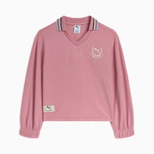 Class Pack Big Kids' Polo Waffle Knit Polo, POISED PINK, extralarge