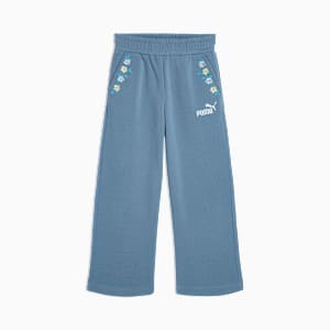 Pantalon en molleton à jambes larges Nature Pack Enfant, COOL BLUE, extralarge