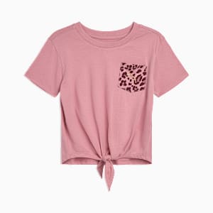 Animal Pack Little Kids' Pocket Tee, POISED PINK, extralarge