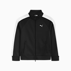 T7 Little Kids' Heavyweight Track Jacket, PUMA BLACK, extralarge