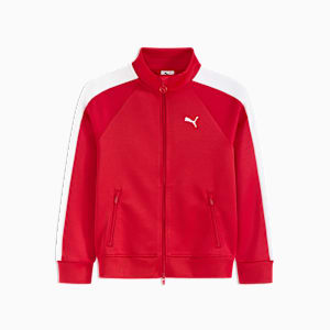 T7 Little Kids' Heavyweight Track Jacket, FOR ALL TIME RED, extralarge
