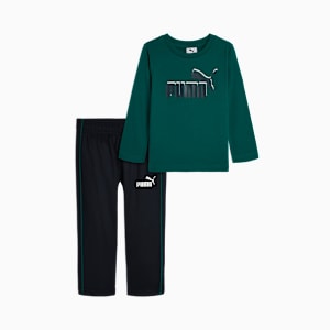 Matching Sets Toddlers' Long Sleeve Tee and Pants, WILD GREEN, extralarge