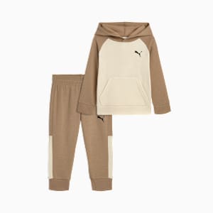 Matching Sets Toddlers' Fleece Sweatshirt and Joggers, ALPINE SNOW, extralarge