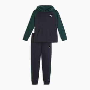 Matching Sets Toddlers' Fleece Sweatshirt and Joggers, NEW NAVY, extralarge