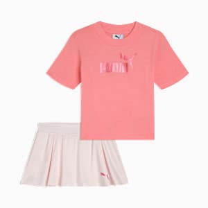 Conjuntos a juego de playera y falda short para infantes, PINKSCAPE, extralarge
