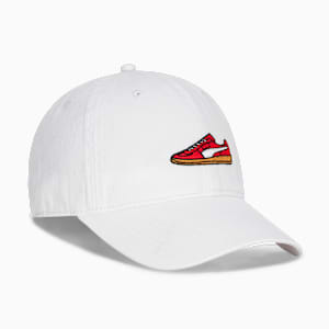 Palermo Dad Adjustable Cap, WHITE/RED, extralarge