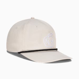NY Apple Flat Brim Adjustable, IVORY, extralarge