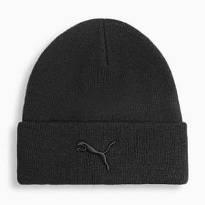 Tonal Rib Cuff Beanie Unisex, BLACK, extralarge
