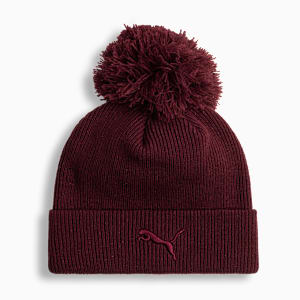 Tonal Ribbed Lurex Knit Bean Women, BURGUNDY, extralarge