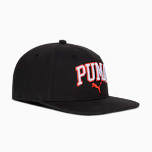 YOUTH VARSITY FLAT BRIM HAT Youth, BLACK, extralarge