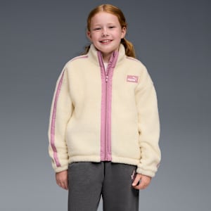 Veste sherpa Outerwear Enfant et adolescent, ALPINE SNOW, extralarge