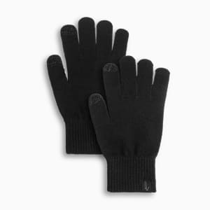 ESSENTIAL KNIT GLOVE Youth, BLACK, extralarge