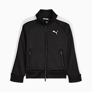 T7 Big Kids' Heavyweight Track Jacket, PUMA BLACK, extralarge