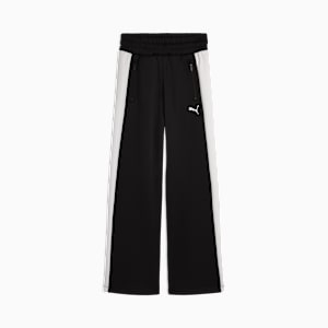 T7 Big Kids' Heavyweight Wide Leg Pants, PUMA BLACK, extralarge