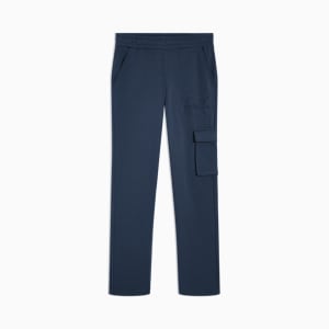 Pantalon de survêtement cargo en molleton gaufré Essentials Enfant, DARK INDIGO, extralarge