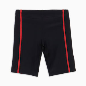キッズ プーマ アクティブ スポーツ スイム パンツ L 120-160cm, black / red, extralarge-JPN