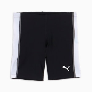 キッズ プーマ アクティブ スポーツ スイム パンツ M 120-160cm, black / white, extralarge-JPN