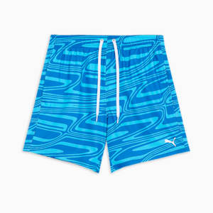メンズ プーマ フォームストリップ ミッド スイム パンツ, blue combo, extralarge-JPN
