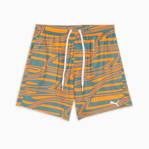 メンズ プーマ フォームストリップ ミッド スイム パンツ, sun orange, extralarge-JPN
