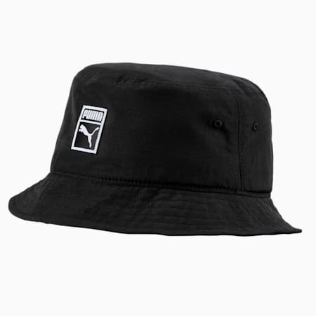 Archive Bucket Hat, Puma Black-Nylon, small-THA
