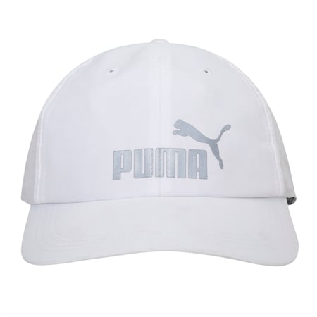 Running Essential Cap, Puma White-N1 logo, small-PHL