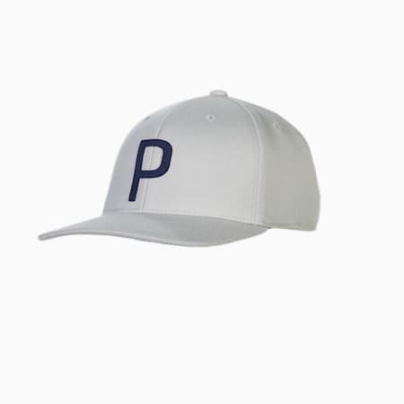 Throwback P 110 Men's Golf Cap, Quarry-Peacoat, small-SEA