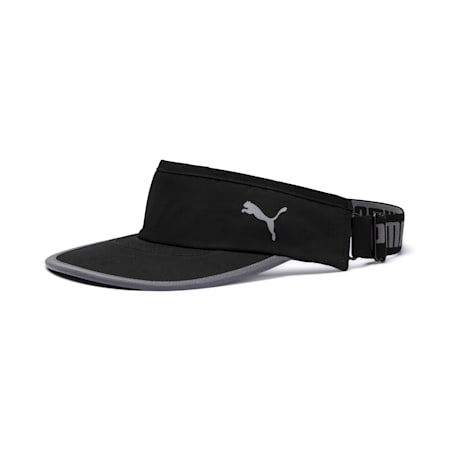 PUMA Woven Running Visor, Puma Black, small-PHL