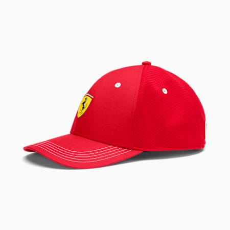 Scuderia Ferrari Fanwear Unisex Baseball Cap, Rosso Corsa, small-IND