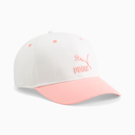 หมวกเบสบอล Archive Logo Baseball Cap, Warm White-Peach Smoothie, small-THA