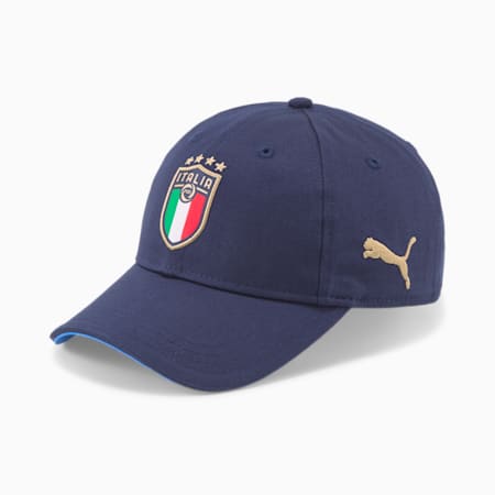 Italia Football Cap, Peacoat-Ignite Blue, small-AUS