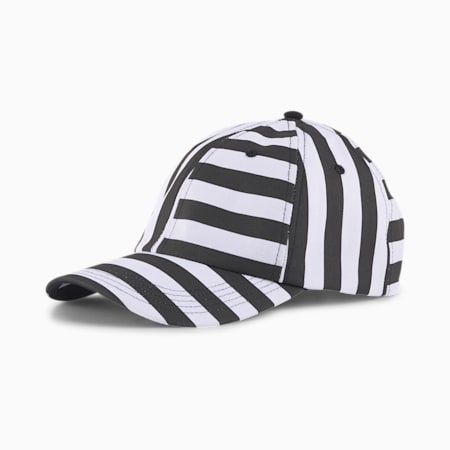 PUMA x ODIN Cap, Puma White-Puma Black-Stripes, small-SEA