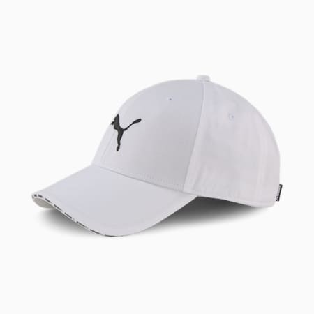 Woven Baseball Cap, Puma White, small-PHL