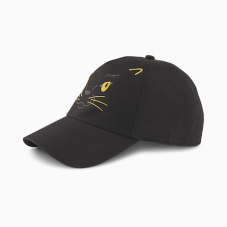 Animal Kids' Baseball Cap, Puma Black-Panther, small-PHL