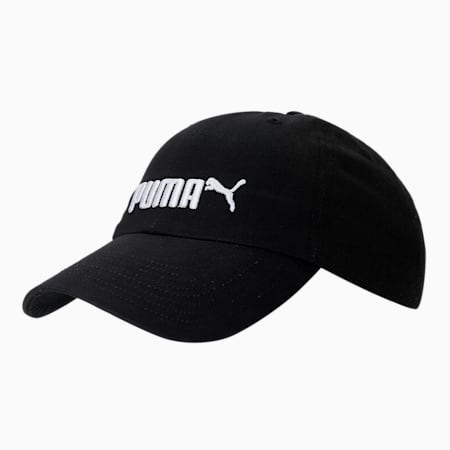 Essentials No. 2 Logo Cap, Puma Black, small-AUS