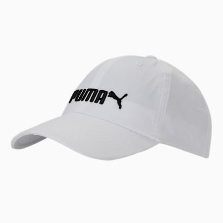 Essentials No. 2 Logo Cap, Puma White, small-THA