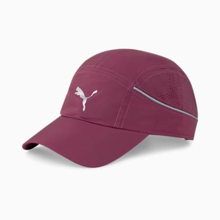 Lightweight Running Cap, Grape Wine, small-PHL