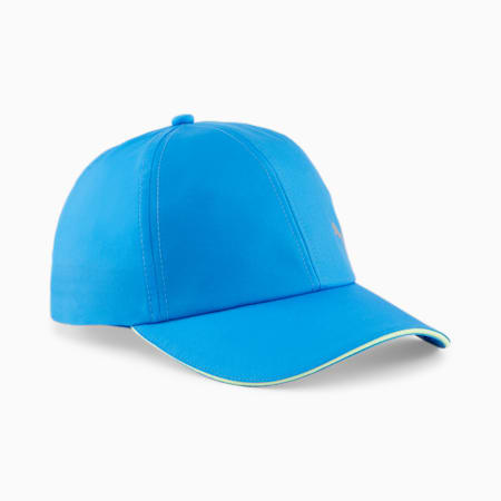Essentials Running Cap, Ultra Blue-Speed Green, small-SEA