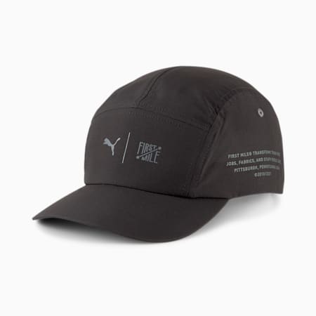 PUMA x FIRST MILE Training Cap, Puma Black, small-SEA